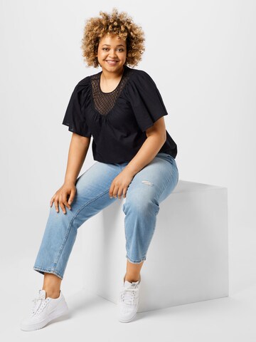 melns Vero Moda Curve T-Krekls 'NIKITA'