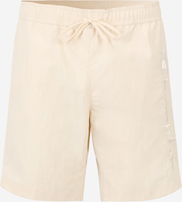 Champion Authentic Athletic Apparel Zwemshorts in Beige: voorkant