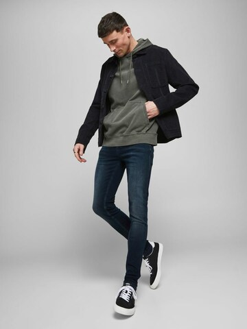 JACK & JONES Skinny Džíny 'Tom' – modrá