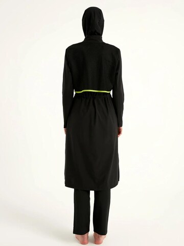 MARINA High neck Swimsuit Dress 'Modest Marina M2506-1' in Black