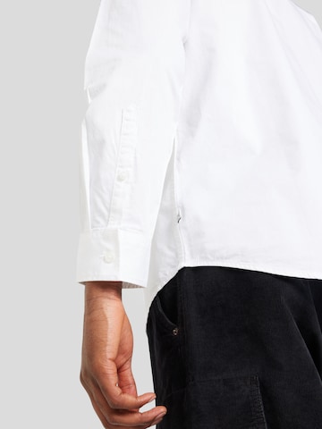 Regular fit Camicia di QS in bianco