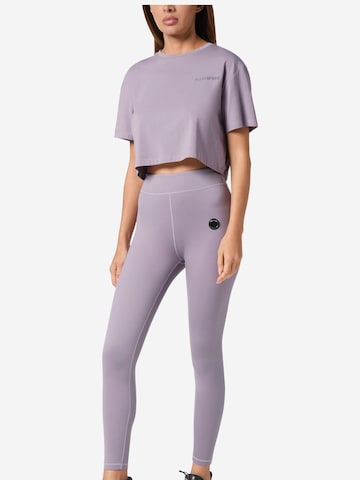 Skinny Pantaloni sportivi 'Scratch' di Plein Sport in lilla