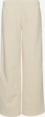Wide Leg Pantalon Superdry en beige : devant