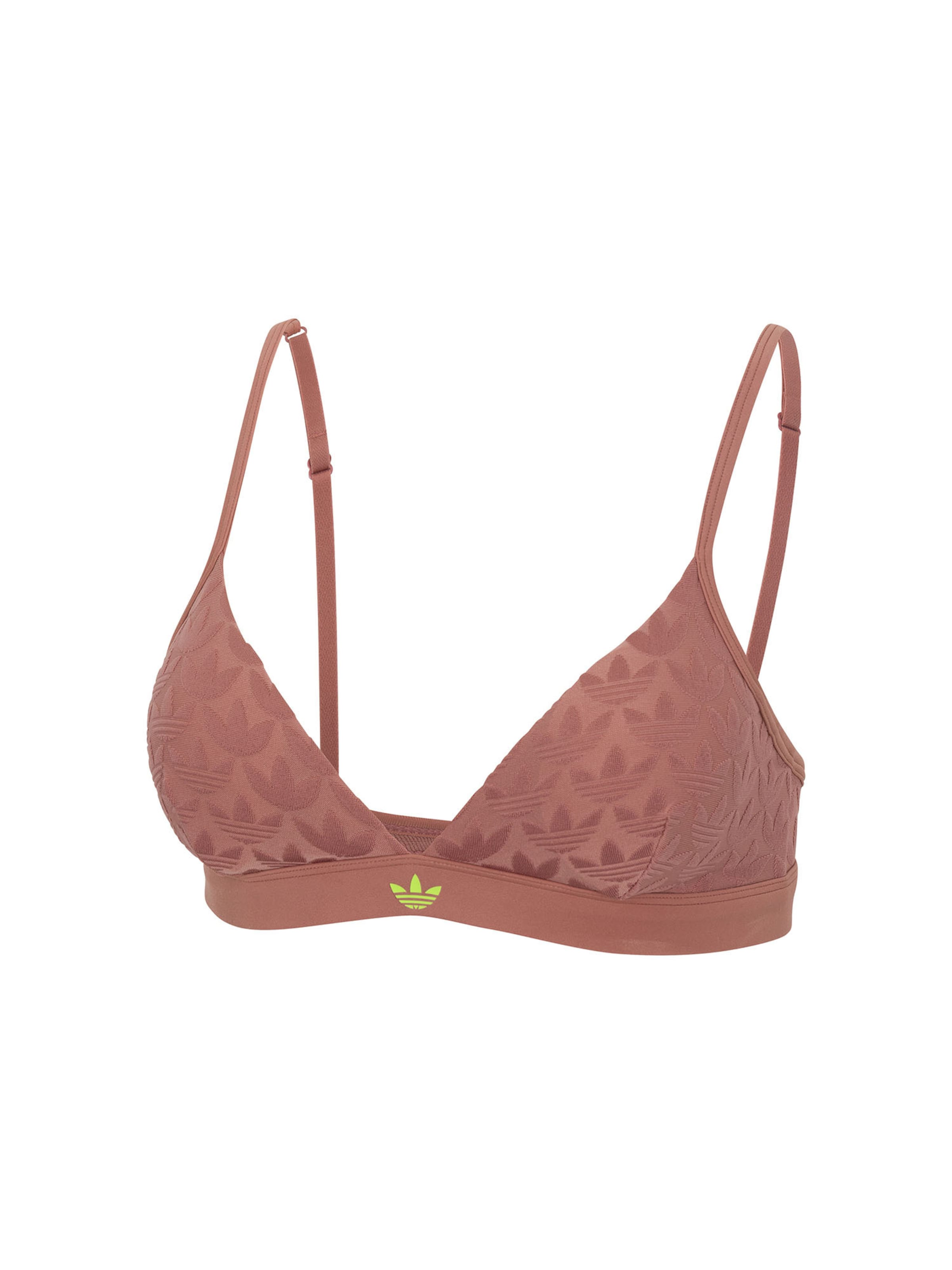 ADIDAS ORIGINALS Triangle Bra ' Terrot Flex ' in Beige: front