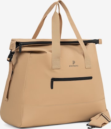 Borsa weekend 'Urban Collection' di Pactastic in beige
