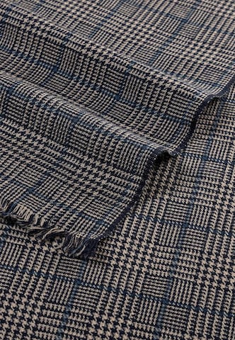 Roeckl Scarf 'Fine Check' in Grey
