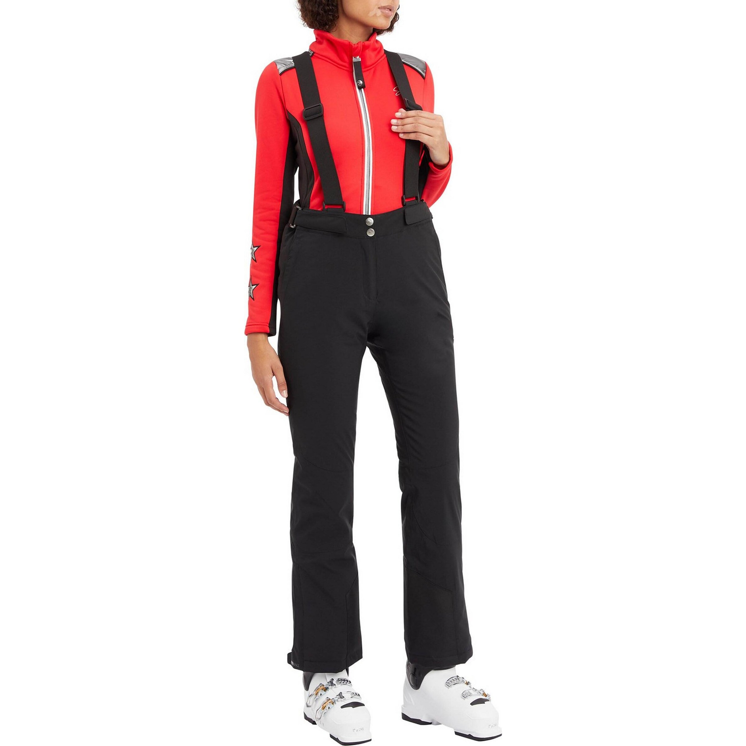 MCKINLEY Regular Workout Pants 'Dina' in Black: front