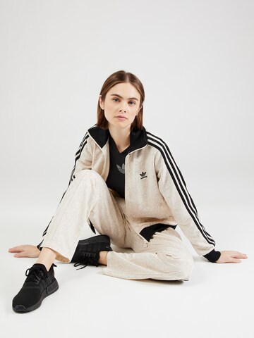 Giacca di felpa di ADIDAS ORIGINALS in bianco