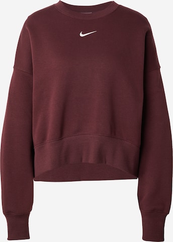Nike Sportswear Свитшот 'Phoenix Fleece' в Красный: спереди