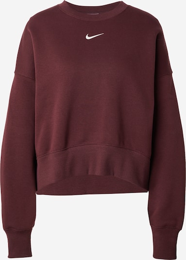 Megztinis be užsegimo 'Phoenix Fleece' iš Nike Sportswear, spalva – burgundiško vyno spalva / balta, Prekių apžvalga