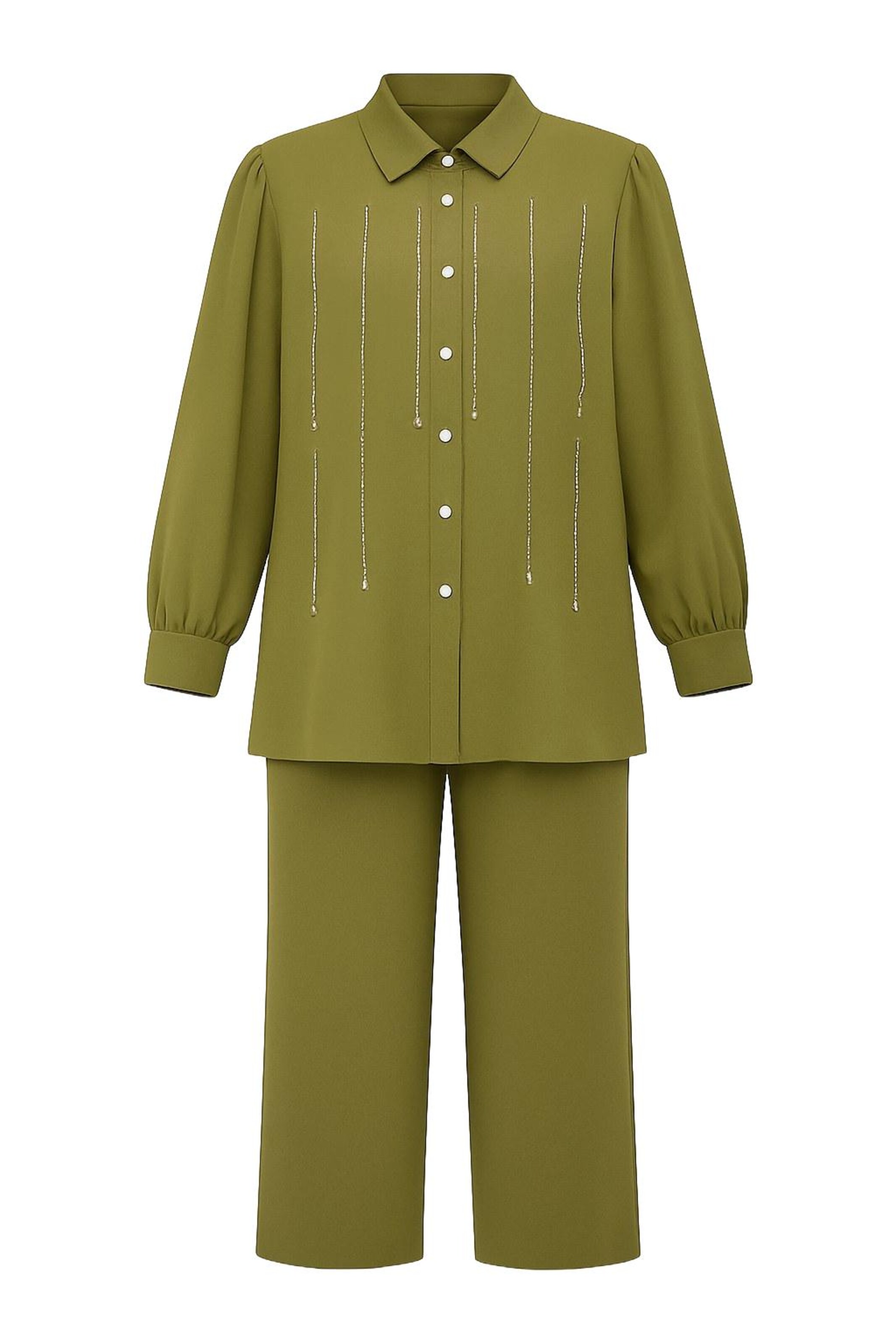 MODAMIHRAM Pantsuit in Green: front
