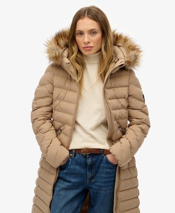 Manteau mi-saison 'Fuji' Superdry en beige