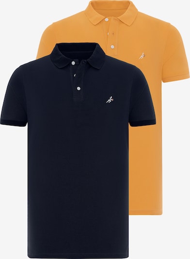 Marškinėliai iš Moxx Paris, spalva – tamsiai mėlyna jūros spalva / rusvai rausva / šviesiai oranžinė / balta, Prekių apžvalga