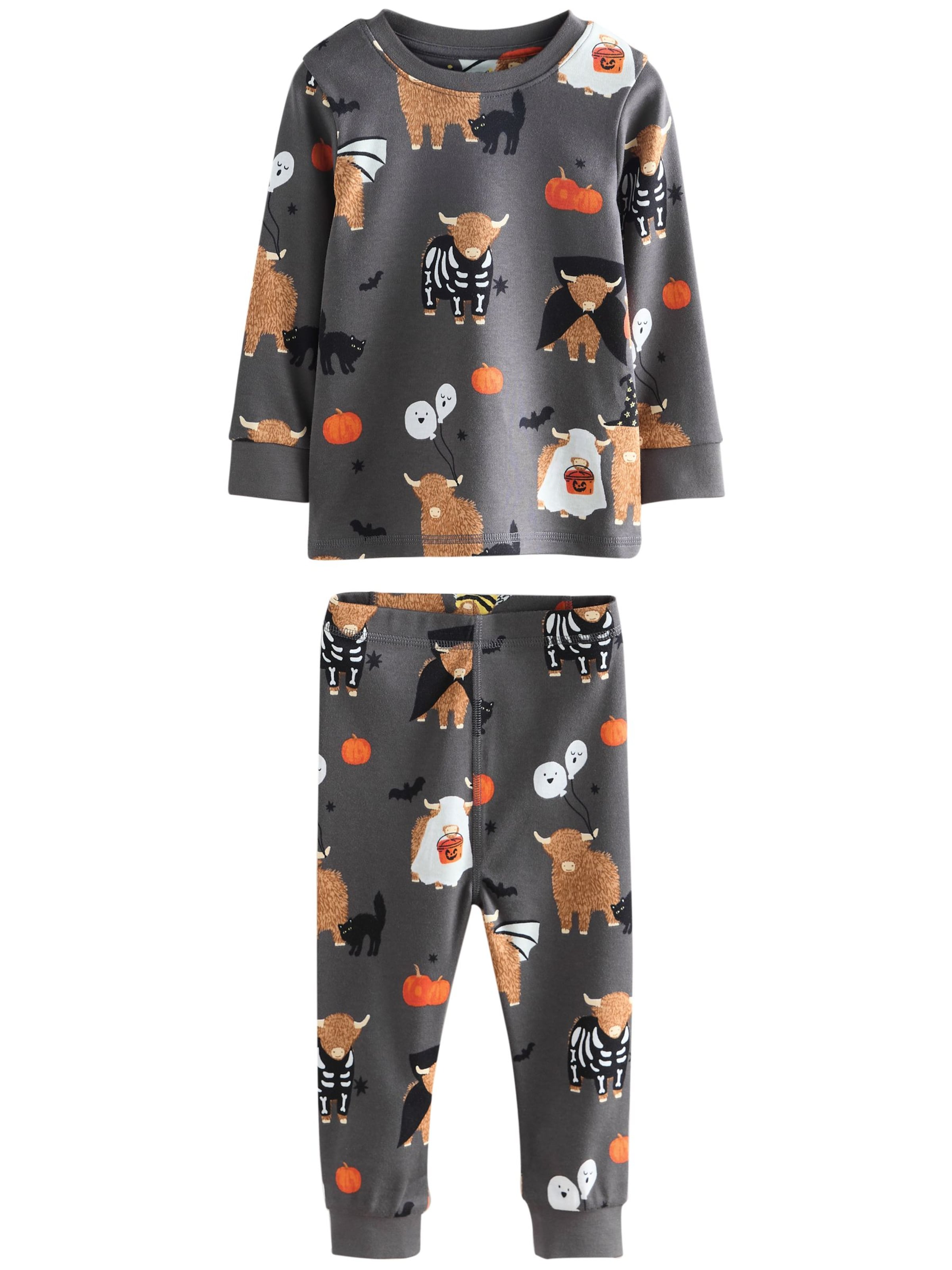 Next Ruhák alváshoz 'Halloween' - szürke: elől