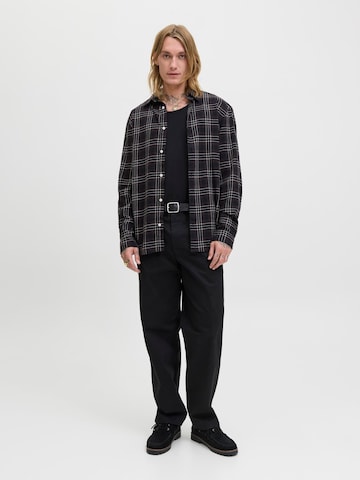 Coupe regular Chemise JACK & JONES en noir