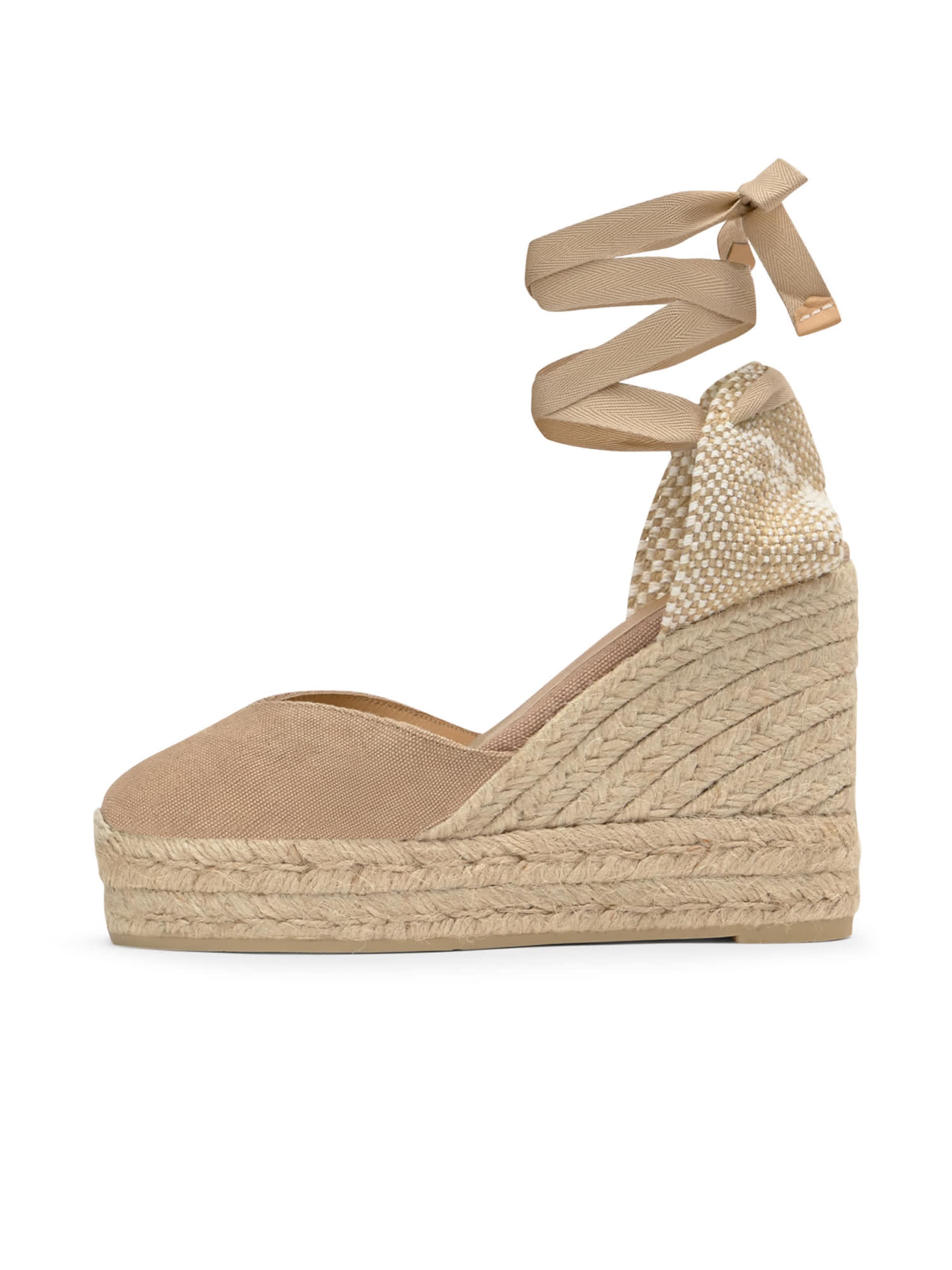 Espadrilles 'CHIARA' Castañer en beige : devant