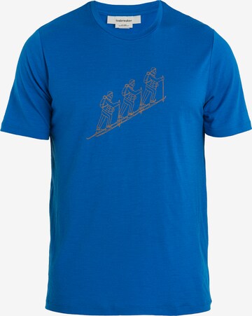 ICEBREAKER - Camiseta 'Natural' en azul: frente