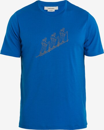 T-Shirt 'Natural' ICEBREAKER en bleu : devant