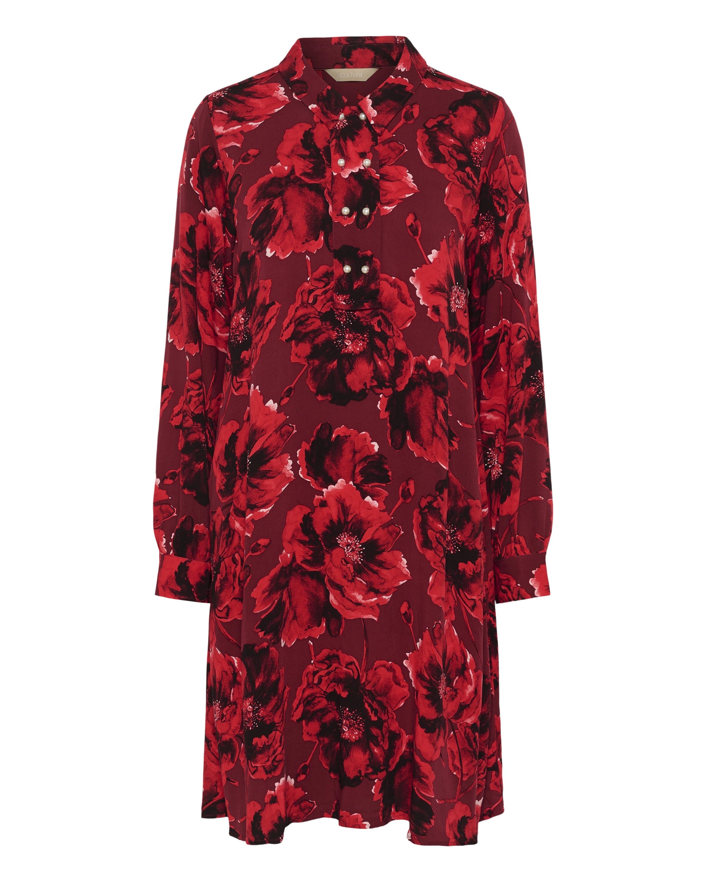 CULTURE Kleid 'CURachel Elitha' in Rot: Vorderseite