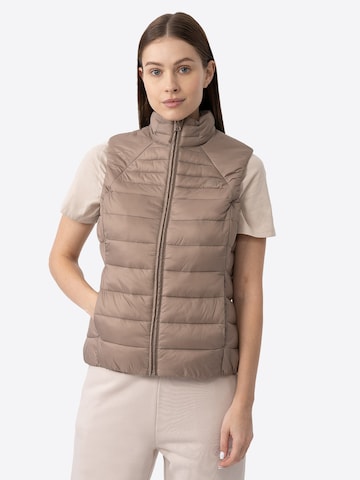 4F Bodywarmer in Bruin: voorkant