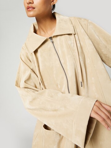 Bella x ABOUT YOU Between-seasons coat 'Hanna' in Beige