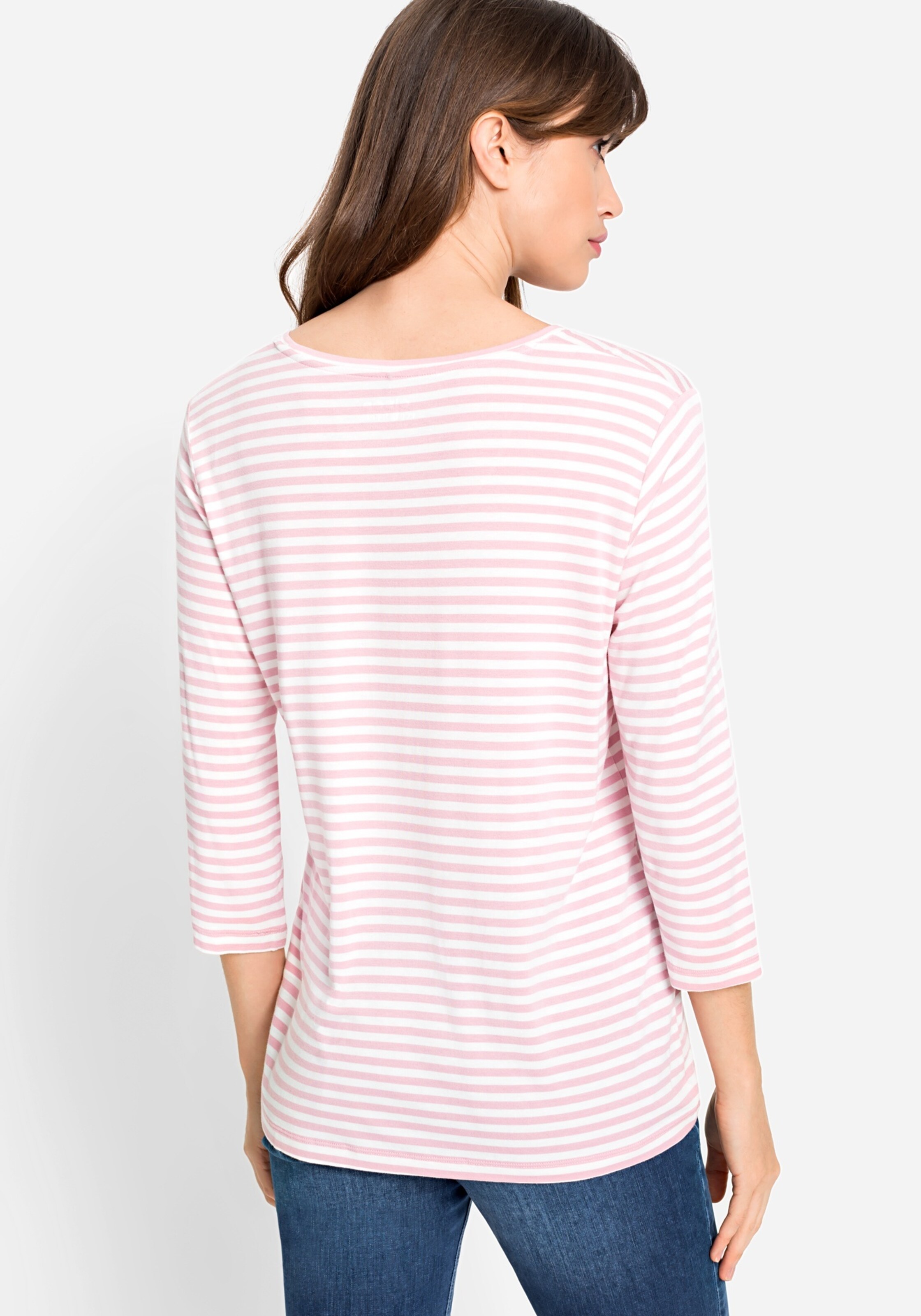 Frauen Shirts & Tops Olsen Shirt in Rosa, Weiß - LE61162 Frauen Shirts & Tops Olsen Shirt in Rosa, Weiß - LE61162