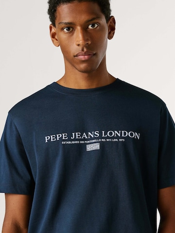 T-Shirt Pepe Jeans en bleu