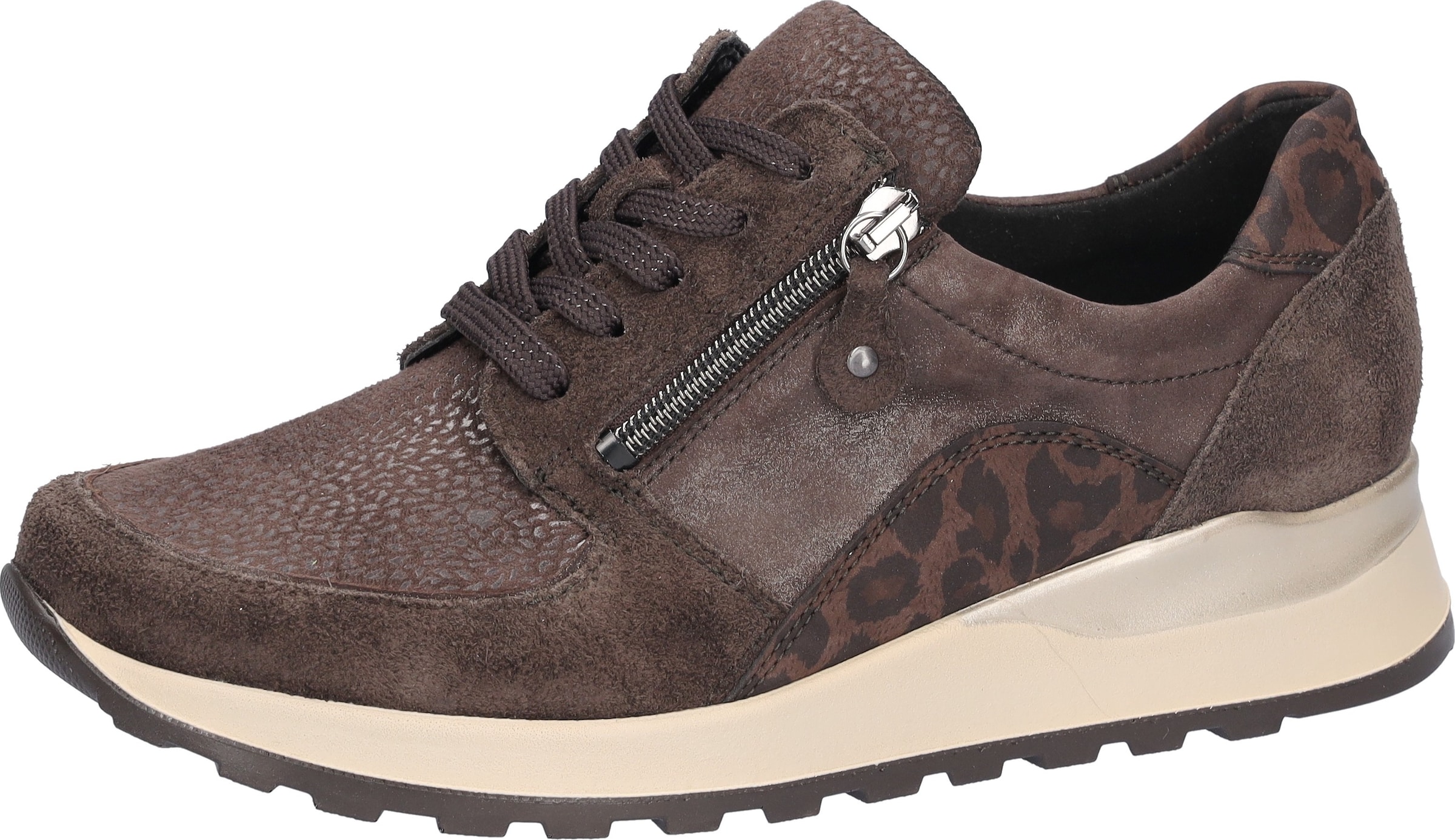 WALDLÄUFER Lace-Up Shoes in Brown: front