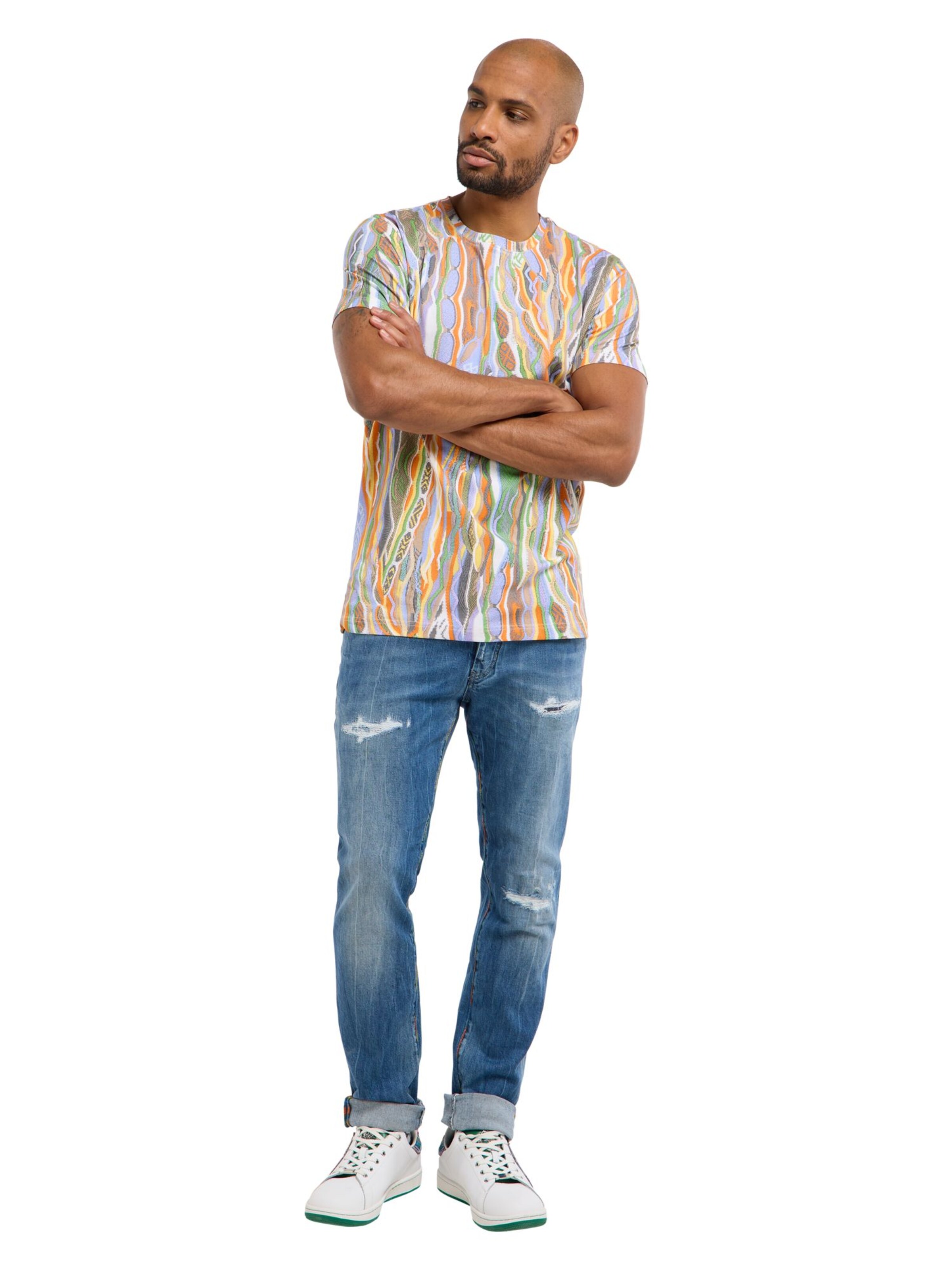 Carlo Colucci Shirt 'Fanton' in Mixed colours