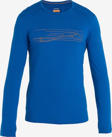 mėlyna ICEBREAKER Sportiniai apatiniai marškinėliai '200 Oasis': priekis