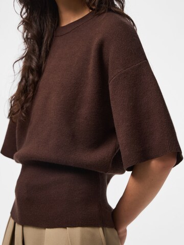 Maglietta 'PC Jassy' di PIECES in marrone