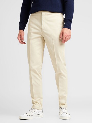 TOPMAN - Slimfit Calças chino em cinzento: frente