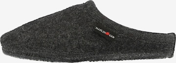 HAFLINGER Hausschuh 'Walktoffel Alaska' in Grau: Vorderseite