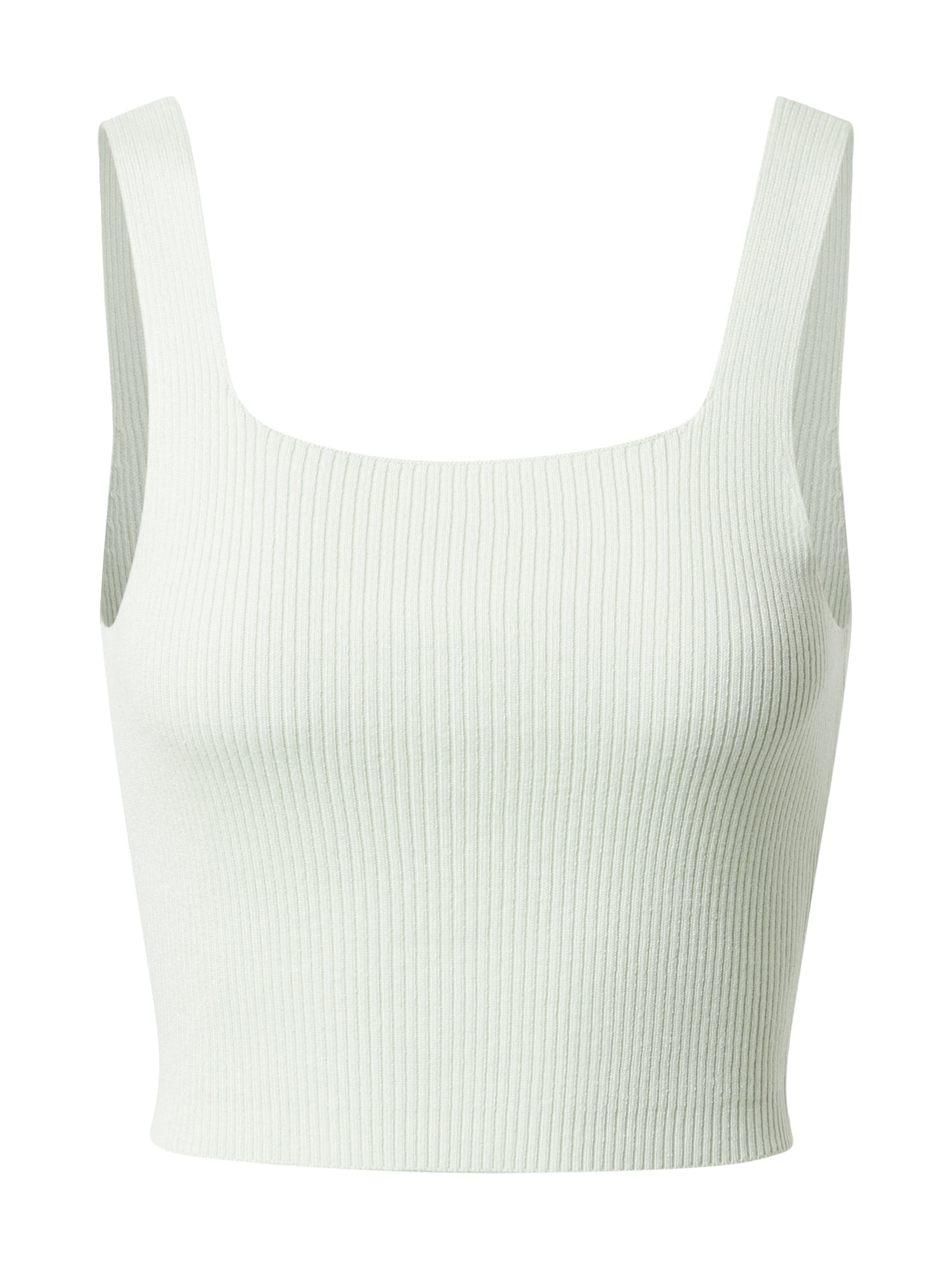 Top in maglia di Urban Classics in verde: frontale