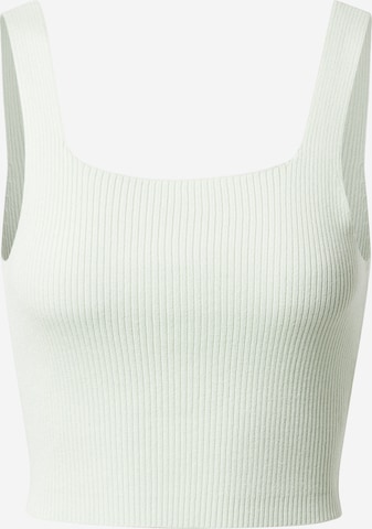 Urban Classics Knitted Top in Green: front