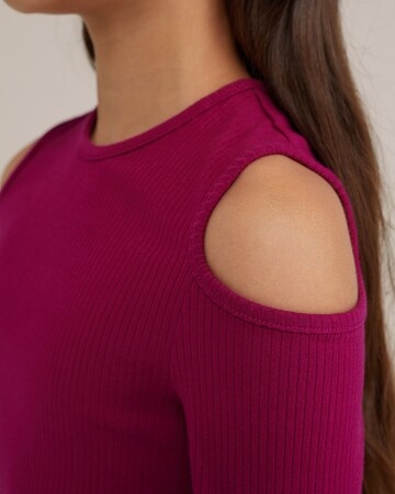 T-Shirt WE Fashion en rose