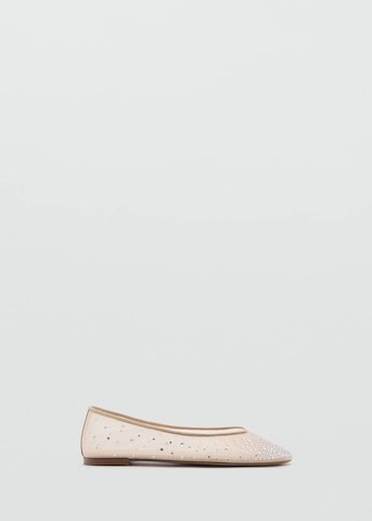 MANGO Ballerina 'Ram-A' in Beige