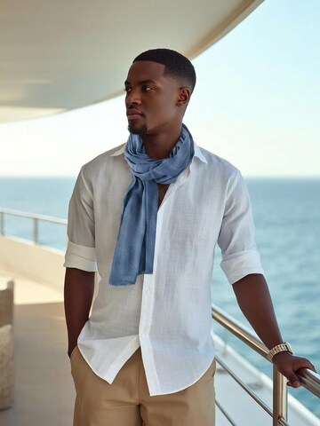 alberto cabale Scarf 'Everydays' in Blue