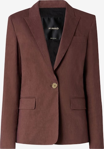 Giacca di mezza stagione 'PINKO FREDA GIACCA LINO STRETCH GIACCA' di PINKO in marrone: frontale