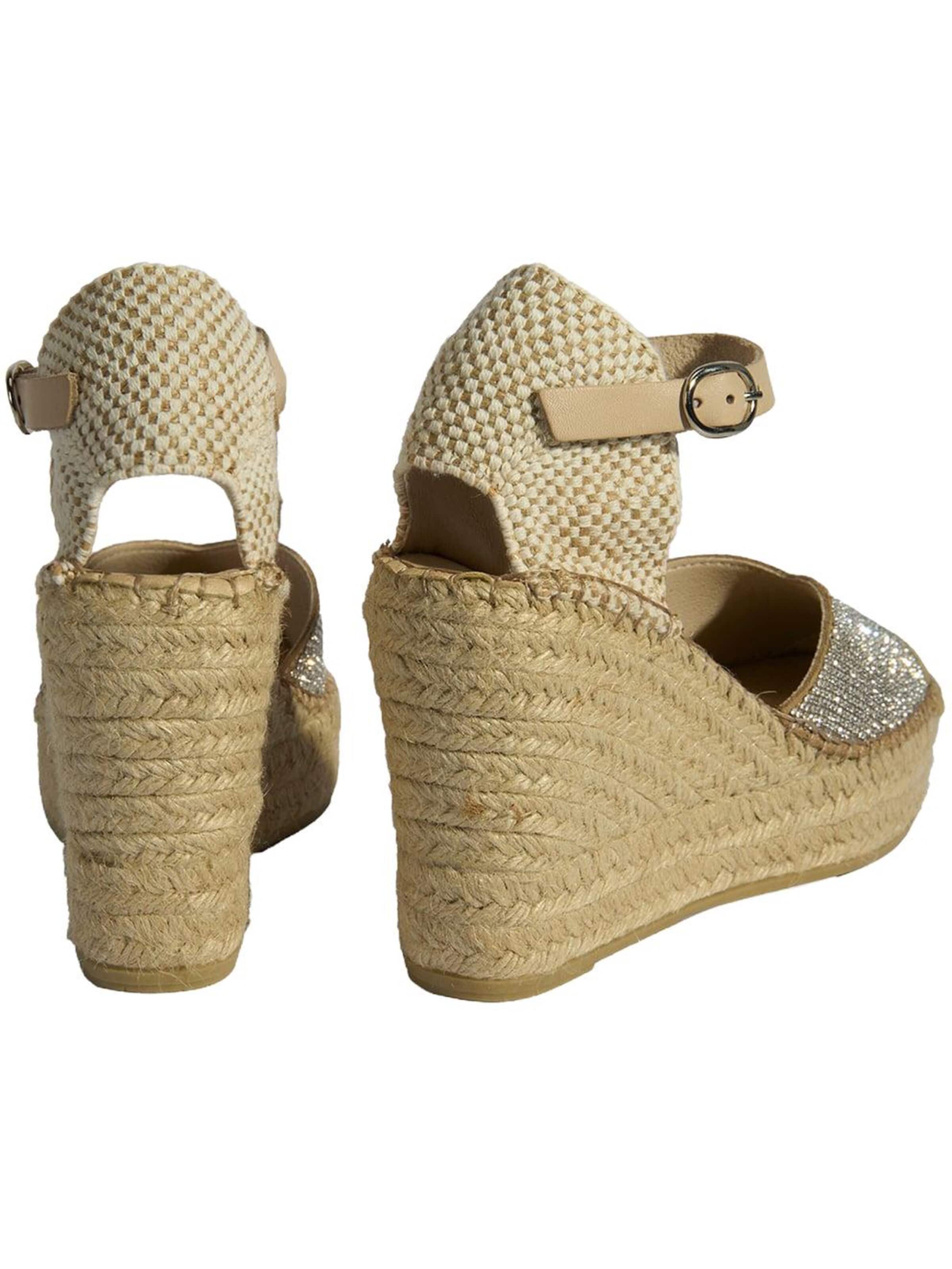 Sandales 'Keilsandalen' Desa en beige