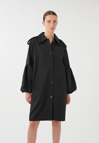 Dea Kudibal Between-Seasons Coat 'Tuccadea' in Black: front