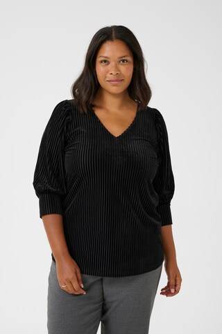 KAFFE CURVE Shirt 'KC Cacanna' in Black: front
