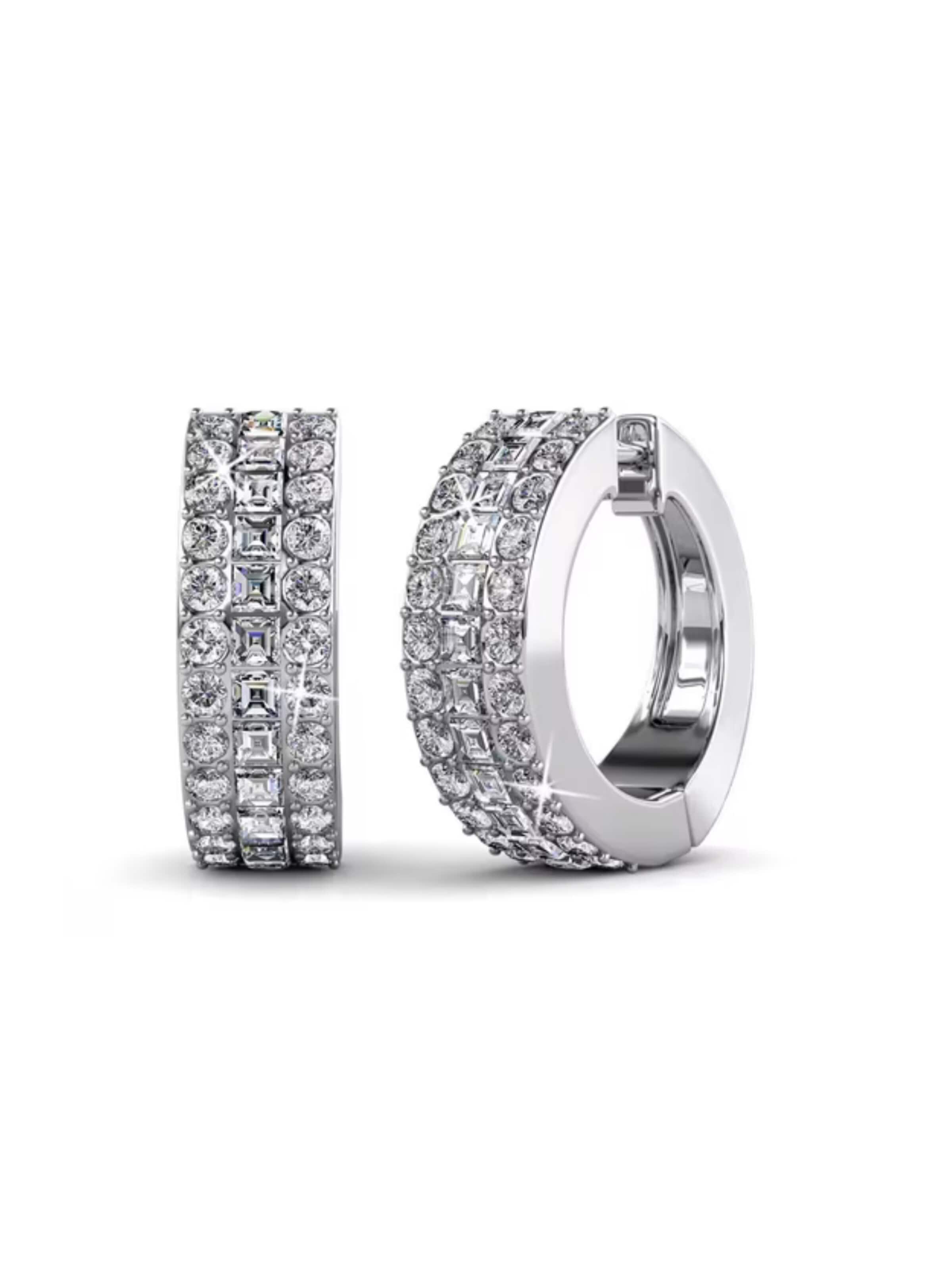 ROUGEMONT Jewellery Ohrringe in Silber: Vorderseite