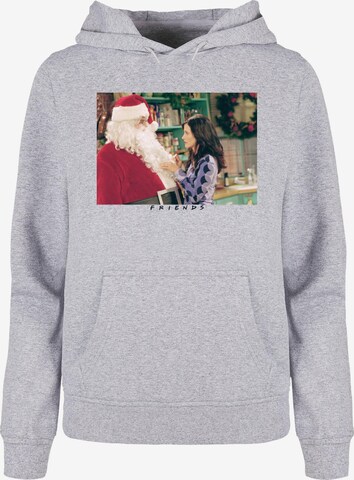 ABSOLUTE CULT Sweatshirt 'Friends - Santa Chandler' in Grey: front