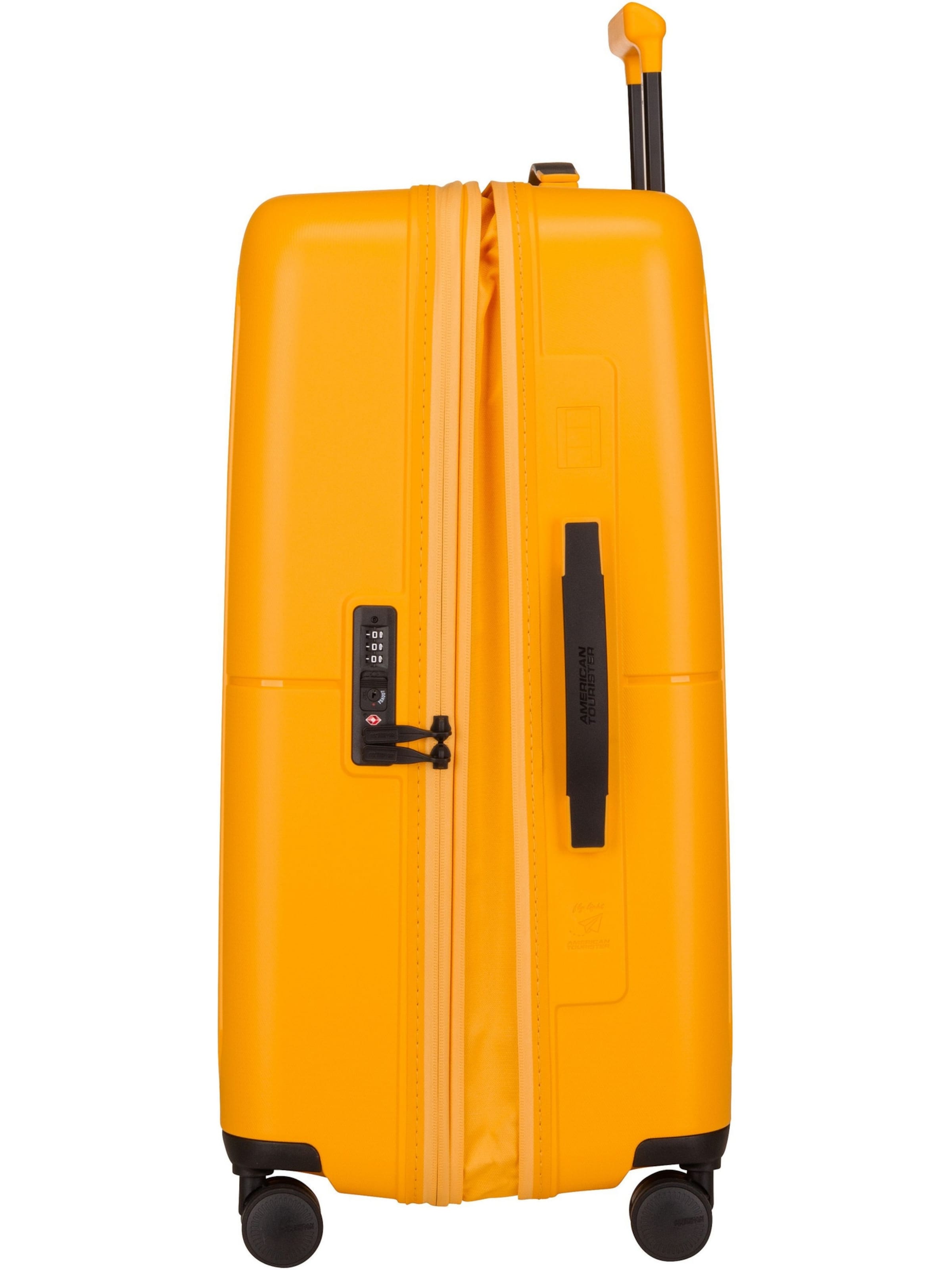American Tourister Trolley 'Dashpop Spinner 67 EXP' in Gelb