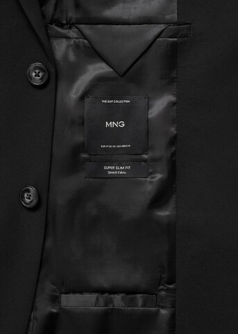 MANGO MAN Slim Fit Business pikkutakki 'Paris' värissä musta