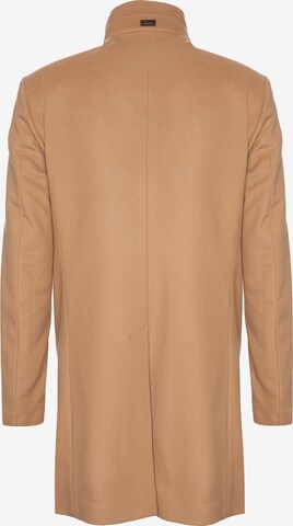 JOOP! Between-Seasons Coat 'Maron' in Beige