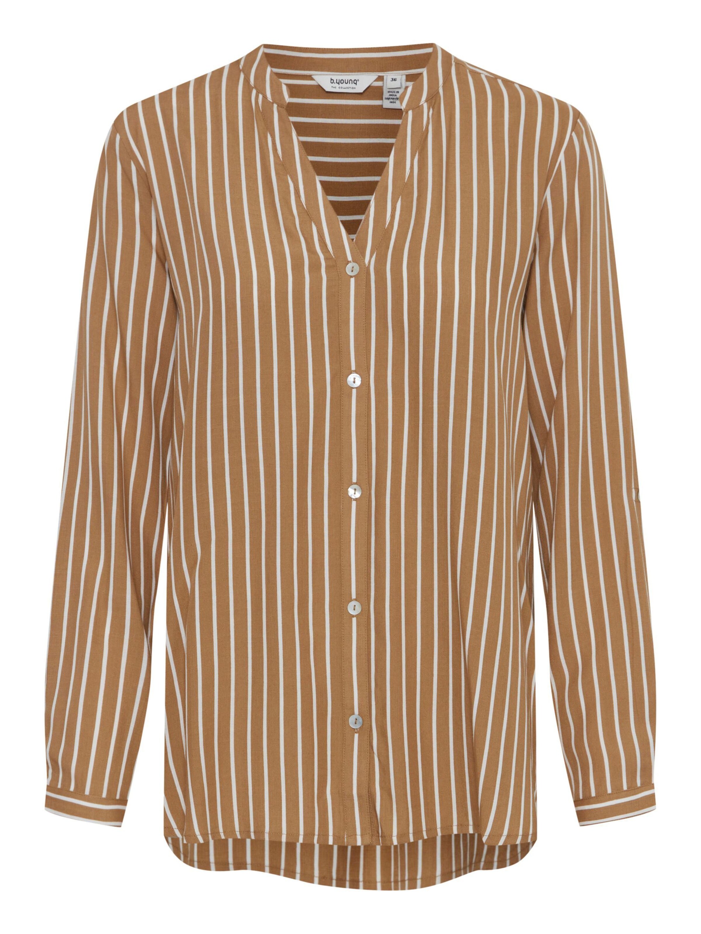 b.young Blouse ' FABIANNE ' in Brown: front