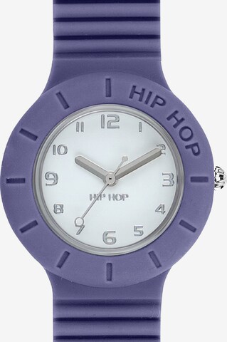 Hip Hop Analoguhr in Lila: Vorderseite