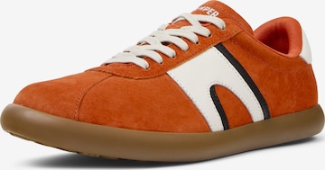 CAMPER Platform trainers 'Pelotas Soller' in Orange: front